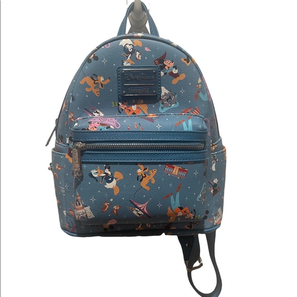 LOUNGEFLY Mickey Mouse and Friends Mini Backpack - Picture 2 of 6